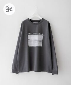 『ユニセックス』UpDRIFT フォトプリントロングTシャツ