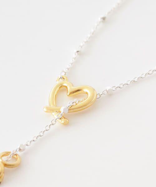 Sonny Label / サニーレーベル ネックレス・ペンダント・チョーカー | Lapuis　Line Coil Heart Necklace A | 詳細6