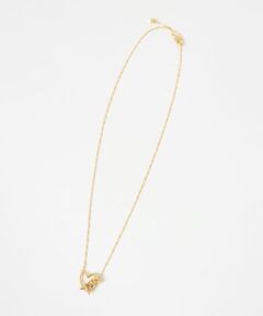 Lapuis　Line Coil Heart Necklace B