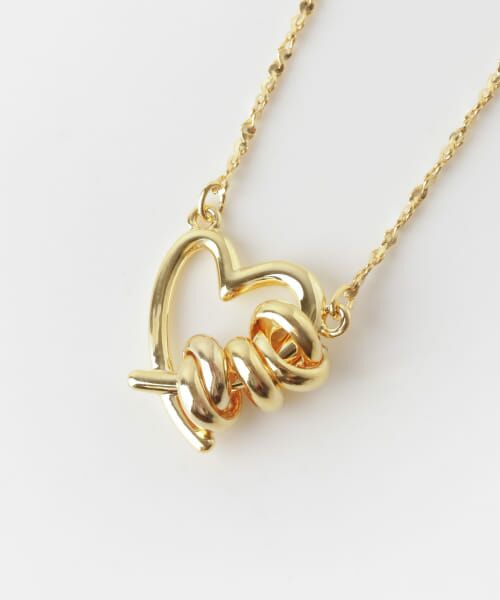 Sonny Label / サニーレーベル ネックレス・ペンダント・チョーカー | Lapuis　Line Coil Heart Necklace B | 詳細4