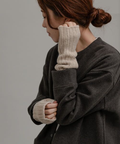 Sonny Label / サニーレーベル 手袋 | William Brunton Hand Knits　リブアームウォーマー | 詳細2