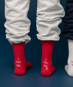 『ユニセックス』I LOVE YOU SOCKS