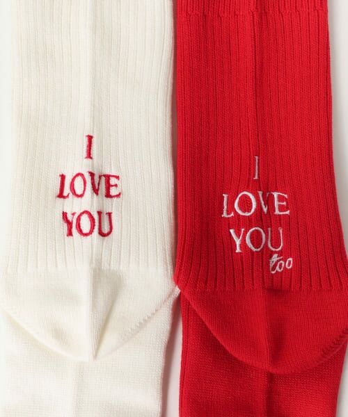 Sonny Label / サニーレーベル ソックス | 『ユニセックス』I LOVE YOU SOCKS | 詳細7