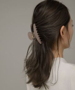 ツートーンヘアクリップ