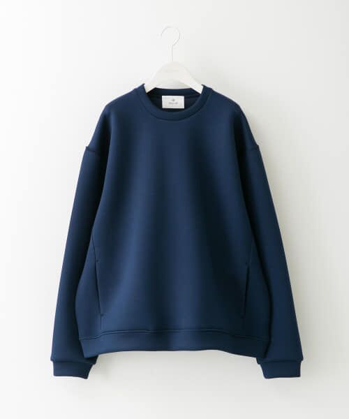 Sonny Label/サニーレーベル ダンボールニットクルーネックプルオーバー ネイビー L Sonny Label/サニーレーベル ダンボールニットクルーネックプルオーバー ネイビー L