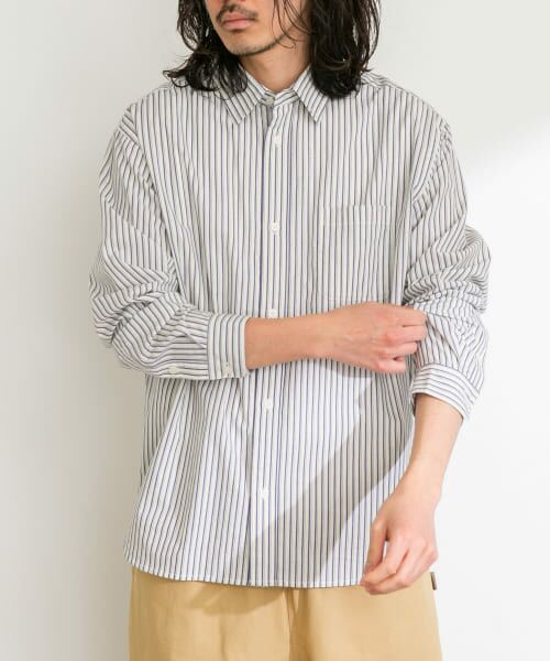 Sonny Label / サニーレーベル シャツ・ブラウス | 『WEB/一部店舗限定カラー』ストライプレギュラーカラーシャツ | 詳細14