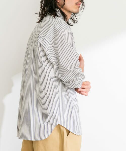 Sonny Label / サニーレーベル シャツ・ブラウス | 『WEB/一部店舗限定カラー』ストライプレギュラーカラーシャツ | 詳細15