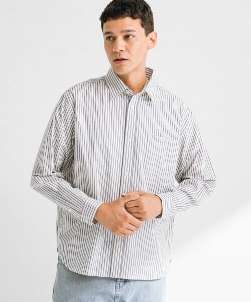 Sonny Label / サニーレーベル シャツ・ブラウス | 『WEB/一部店舗限定カラー』ストライプレギュラーカラーシャツ | 詳細2