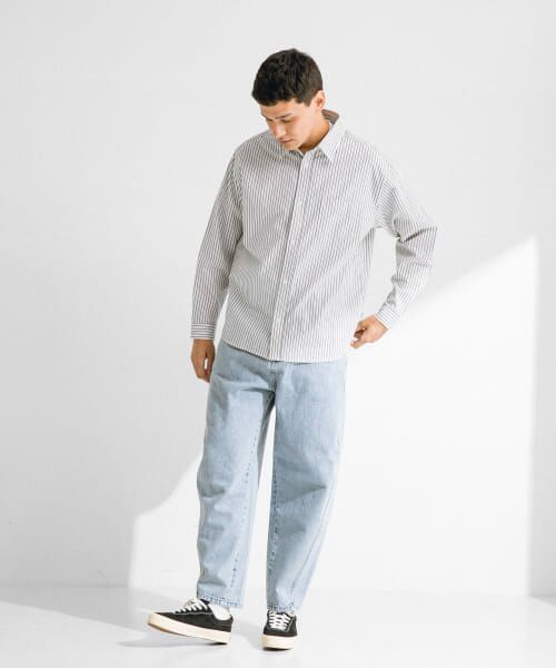 Sonny Label / サニーレーベル シャツ・ブラウス | 『WEB/一部店舗限定カラー』ストライプレギュラーカラーシャツ | 詳細8