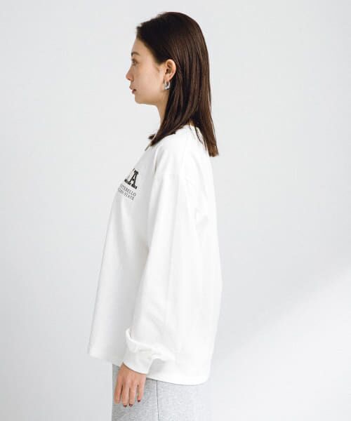 セール】 カレッジロゴプリントロングTシャツ （Tシャツ