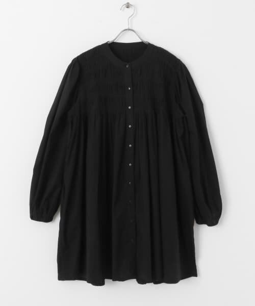Sonny Label｜コットンギャザーチュニックブラウスミニ