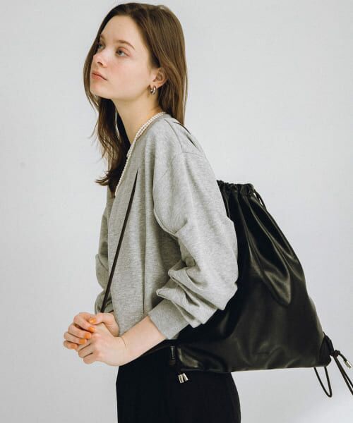 Sonny Label/サニーレーベル エンボスロゴナップサック ブラック one Sonny Label/サニーレーベル エンボスロゴナップサック ブラック one