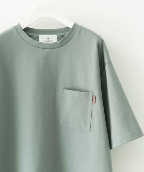 Sonny Label/サニーレーベル ポンチポケット付ショートスリーブTシャツ ブルーグリーン M Sonny Label/サニーレーベル ポンチポケット付ショートスリーブTシャツ ブルーグリーン M