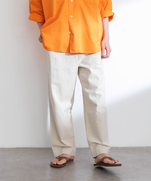 Sonny Label / サニーレーベル その他パンツ | コットンリネンワイドイージーパンツ | 詳細10