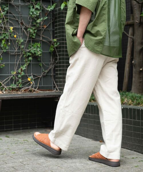 Sonny Label / サニーレーベル その他パンツ | コットンリネンワイドイージーパンツ | 詳細7