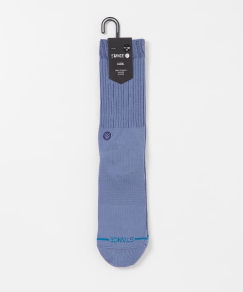 Sonny Label/サニーレーベル STANCE SOCKS ICON POP CREW STONE BLUE L Sonny Label/サニーレーベル STANCE SOCKS ICON POP CREW STONE BLUE L