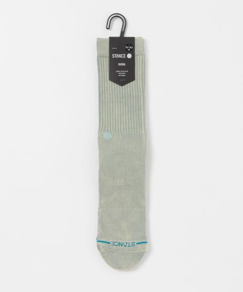 Sonny Label/サニーレーベル STANCE SOCKS ICON DYED CREW SEAGREEN L Sonny Label/サニーレーベル STANCE SOCKS ICON DYED CREW SEAGREEN L