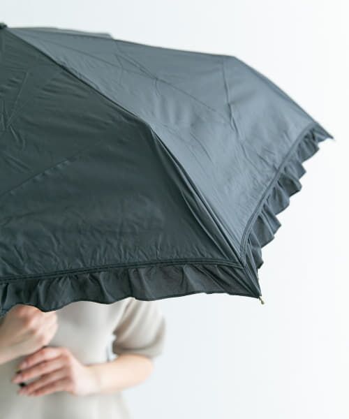 Sonny Label/サニーレーベル Wpc. 晴雨兼用クラシックフリルミニ ブラック one Sonny Label/サニーレーベル Wpc. 晴雨兼用クラシックフリルミニ ブラック one