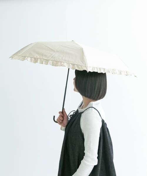 Sonny Label/サニーレーベル Wpc. 晴雨兼用クラシックフリルミニ ベージュ one Sonny Label/サニーレーベル Wpc. 晴雨兼用クラシックフリルミニ ベージュ one