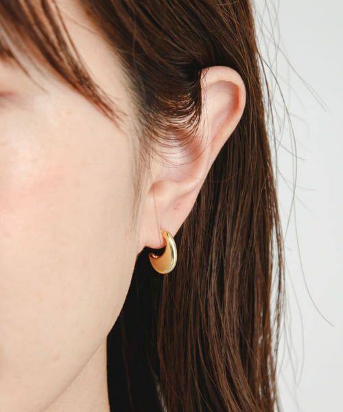Sonny Label/サニーレーベル ミニハーフムーンピアス ゴールド one Sonny Label/サニーレーベル ミニハーフムーンピアス ゴールド one