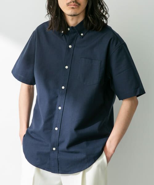 Sonny Label / サニーレーベル シャツ・ブラウス | 抗菌オックスボタンダウン半袖シャツ | 詳細2
