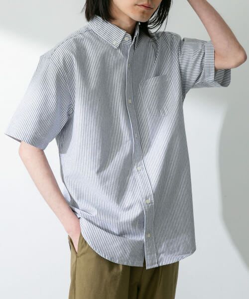 Sonny Label / サニーレーベル シャツ・ブラウス | 抗菌オックスボタンダウン半袖シャツ | 詳細20