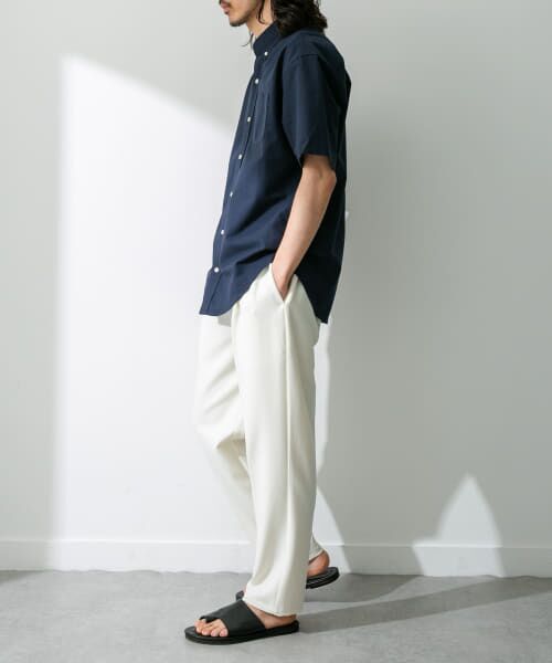 Sonny Label / サニーレーベル シャツ・ブラウス | 抗菌オックスボタンダウン半袖シャツ | 詳細5