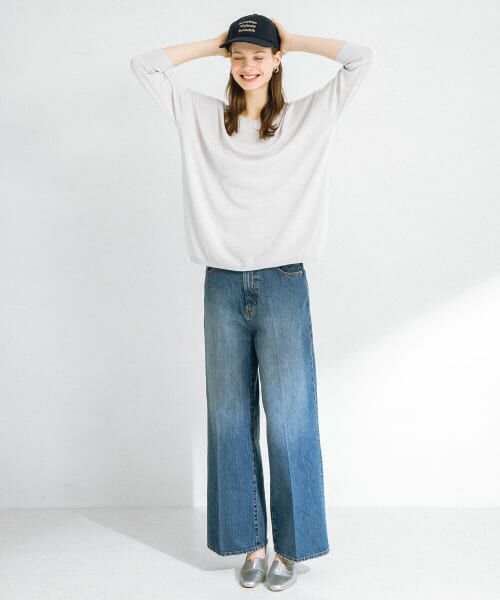Sonny Label / サニーレーベル ニット・セーター | (接触冷感)クールミストワイドニットプルオーバー | 詳細5