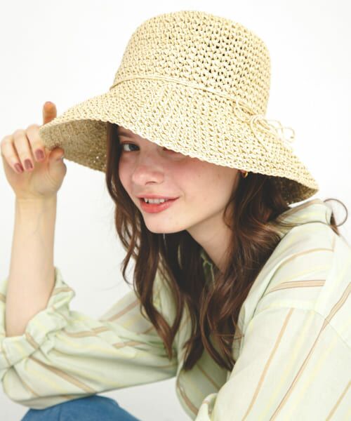 Sonny Label/サニーレーベル 折り畳みペーパーハット ベージュ one Sonny Label/サニーレーベル 折り畳みペーパーハット ベージュ one
