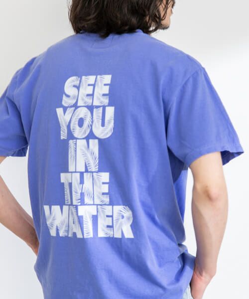 Sonny Label/サニーレーベル MAGIC NUMBER SEEYOUINTHEWATER LEAF T-SHIRTS BLUE M Sonny Label/サニーレーベル MAGIC NUMBER SEEYOUINTHEWATER LEAF T-SHIRTS BLUE M