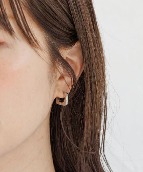 Sonny Label/サニーレーベル サージカルステンレススクエアピアス シルバー one Sonny Label/サニーレーベル サージカルステンレススクエアピアス シルバー one
