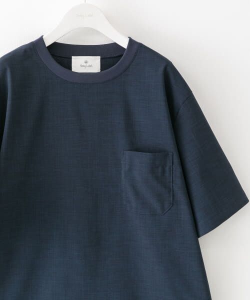 Sonny Label/サニーレーベル クイックドライリネンタッチTシャツ ネイビー L Sonny Label/サニーレーベル クイックドライリネンタッチTシャツ ネイビー L