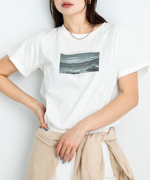 Sonny Label/サニーレーベル フォトプリントTシャツ オフ FREE Sonny Label/サニーレーベル フォトプリントTシャツ オフ FREE