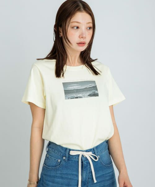 Sonny Label/サニーレーベル フォトプリントTシャツ レモン FREE Sonny Label/サニーレーベル フォトプリントTシャツ レモン FREE