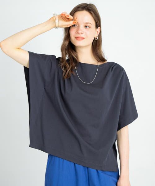 Sonny Label/サニーレーベル 吸水速乾クールタッチワイドTシャツ チャコール FREE Sonny Label/サニーレーベル 吸水速乾クールタッチワイドTシャツ チャコール FREE