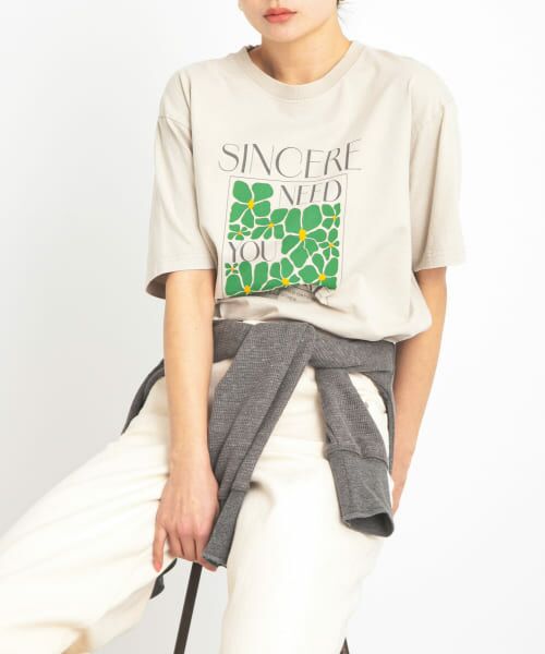Sonny Label/サニーレーベル アートポスターグラフィックフォトTシャツ グレー FREE Sonny Label/サニーレーベル アートポスターグラフィックフォトTシャツ グレー FREE