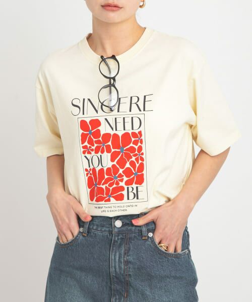 Sonny Label/サニーレーベル アートポスターグラフィックフォトTシャツ レモン FREE Sonny Label/サニーレーベル アートポスターグラフィックフォトTシャツ レモン FREE