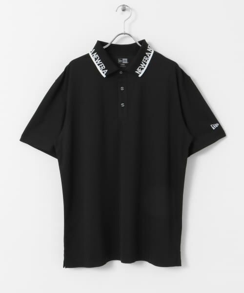 Sonny Label/サニーレーベル NEW ERA GOLF SHORT-SLEEVE COLLAR LOGO POLO BLK M Sonny Label/サニーレーベル NEW ERA GOLF SHORT-SLEEVE COLLAR LOGO POLO BLK M