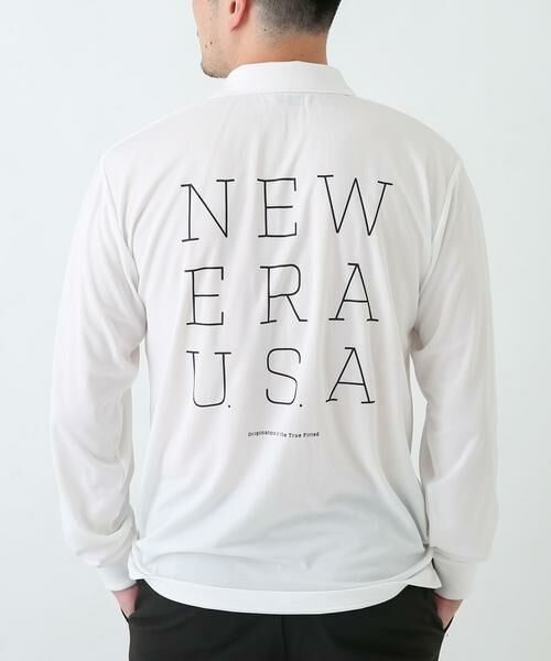 Sonny Label/サニーレーベル 『速乾』『抗菌』『UVカット』New Era GOLF カノコポロシャツ オフホワイト L Sonny Label/サニーレーベル 『速乾』『抗菌』『UVカット』New Era GOLF カノコポロシャツ オフホワイト L