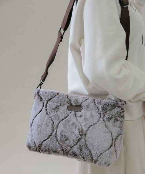 Sonny Label / サニーレーベル クラッチ・パーティバッグ | LE VERNIS　ファーキルティングクラッチ | 詳細1