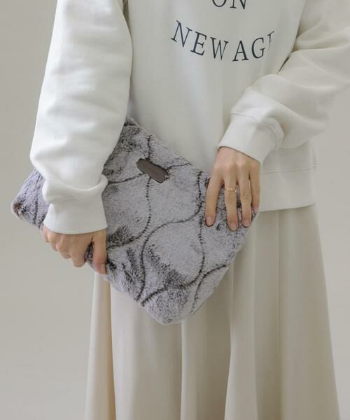 Sonny Label / サニーレーベル クラッチ・パーティバッグ | LE VERNIS　ファーキルティングクラッチ | 詳細2