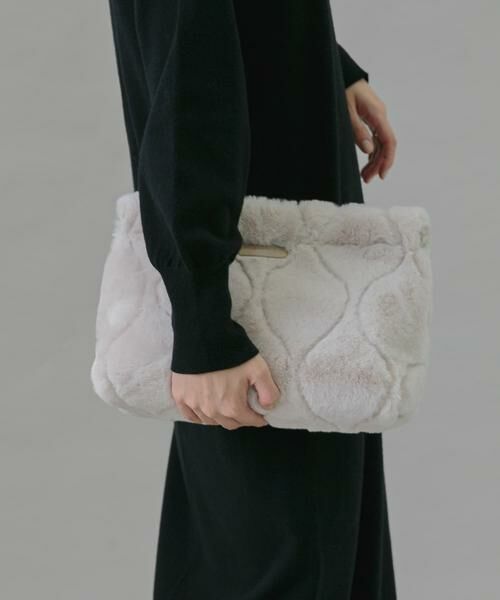 Sonny Label / サニーレーベル クラッチ・パーティバッグ | LE VERNIS　ファーキルティングクラッチ | 詳細10