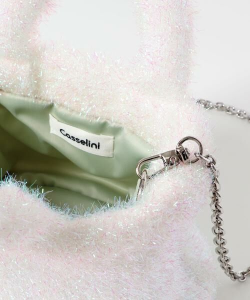 Sonny Label / サニーレーベル トートバッグ | Casselini　シャイニーニットミニバッグ | 詳細6