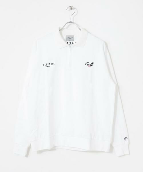 Sonny Label / サニーレーベル ポロシャツ | ELECTRIC GOLF　ZIP UP LONG-SLEEVE ポロシャツ | 詳細1
