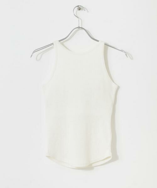 Sonny Label / サニーレーベル タンクトップ | GLASSY SEA　カップイン綿麻タンクトップ | 詳細2