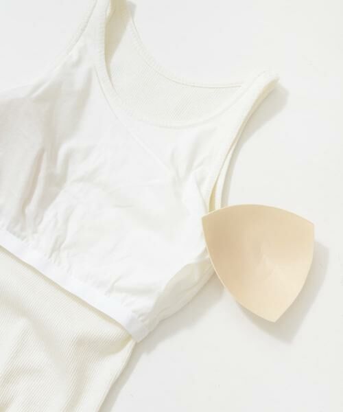 Sonny Label / サニーレーベル タンクトップ | GLASSY SEA　カップイン綿麻タンクトップ | 詳細4