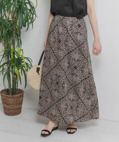 Sonny Label / サニーレーベル スカート | エスニックパネル柄ロングスカート