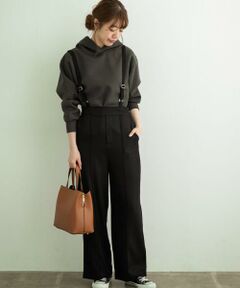 Sonny Label / サニーレーベル その他パンツ | サスペンダー付セミワイドパンツ
