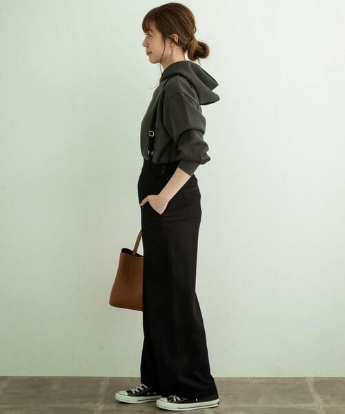 Sonny Label / サニーレーベル その他パンツ | サスペンダー付セミワイドパンツ | 詳細1