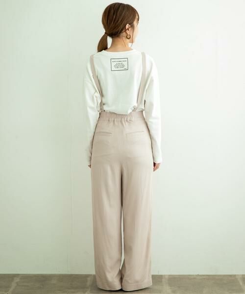Sonny Label / サニーレーベル その他パンツ | サスペンダー付セミワイドパンツ | 詳細7